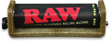 RAW 2-Way / Two Way Adjustable Hemp Plastic Cigarette Size 79mm Rolling Machine