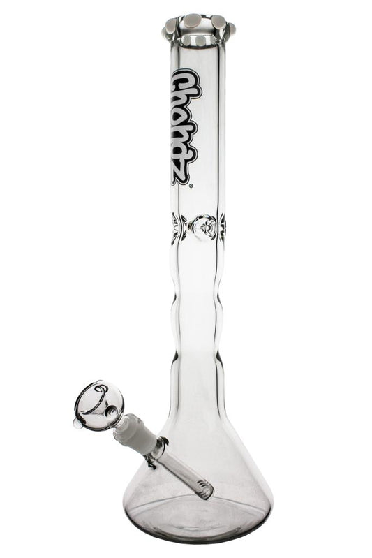 Chongz Vamos Glass Bong / Water Pipe With Ice Pinch 45cm - Clear